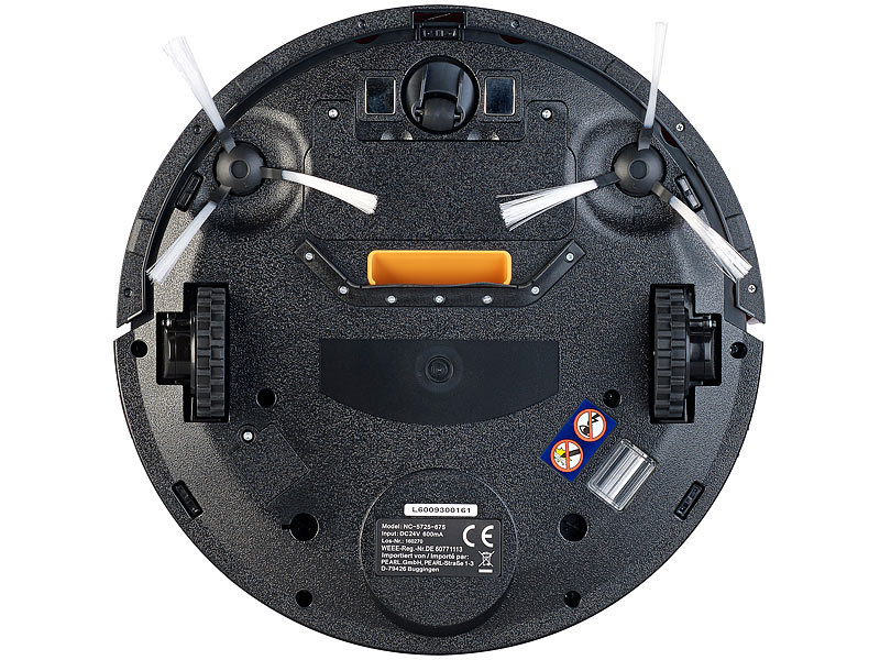 ; Staubsaug- & Bodenwisch-Roboter mit 4-Phasen-Reinigung, 2in1-Staubsaug- & Bodenwisch-RoboterStaubsaug-RoboterWLAN-Staubsaugroboter, kompatibel mit Amazon Alexa 