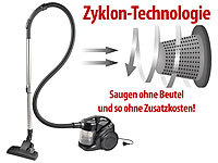 ; Akku-Zyklon-Hand- & Boden-Staubsauger, Akku-Zyklon-Hand- & Boden-Staubsauger mit Motor-Bürste 