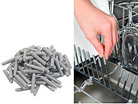 Sichler Haushaltsgeräte 100 capuchons pour panier de lave-vaisselle, coloris gris