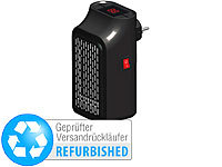 Sichler Haushaltsgeräte Mini-Steckdosen-Heizlüfter mit Timer (Versandrückläufer); Öl-Radiatoren
