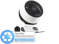 Sichler Haushaltsgeräte 3D-Raumventilator & Luftzirkulator, mit Oszillation, Versandrückläufer; Rotorlose Wand- und Tisch-Ventilatoren 