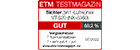 ETM Testmagazin: 3in1-Luftkühler, Turmventilator und Luftbefeuchter, 60 Watt, 3-l-Tank