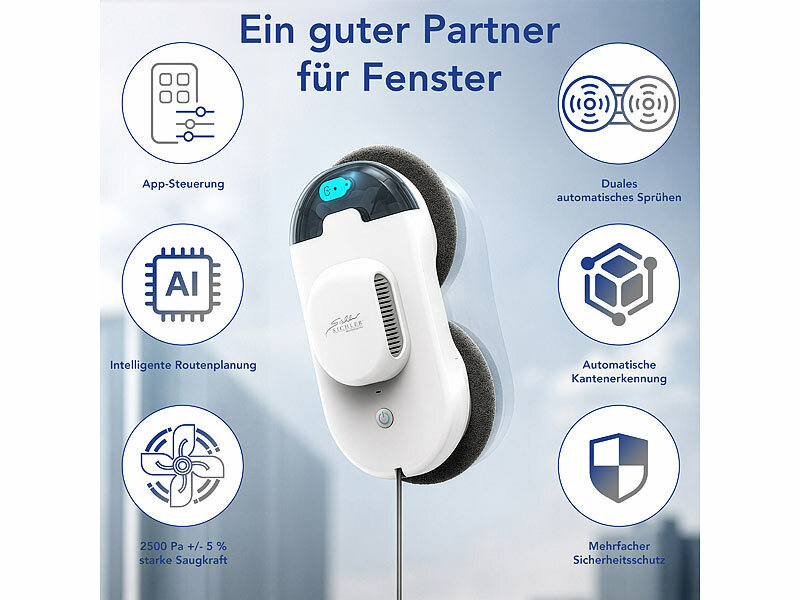 ; Fensterputz-Roboter Fensterputz-Roboter Fensterputz-Roboter 