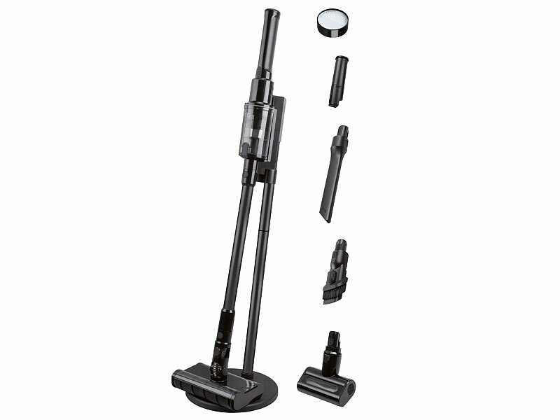 ; Akku-Zyklon-Hand- & Boden-Staubsauger mit Motor-Bürste, Akku-Zyklon-Hand- & Boden-Staubsauger Akku-Zyklon-Hand- & Boden-Staubsauger mit Motor-Bürste, Akku-Zyklon-Hand- & Boden-Staubsauger