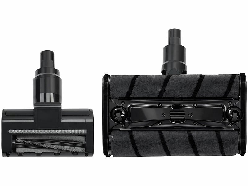 ; Akku-Zyklon-Hand- & Boden-Staubsauger mit Motor-Bürste, Akku-Zyklon-Hand- & Boden-Staubsauger Akku-Zyklon-Hand- & Boden-Staubsauger mit Motor-Bürste, Akku-Zyklon-Hand- & Boden-Staubsauger