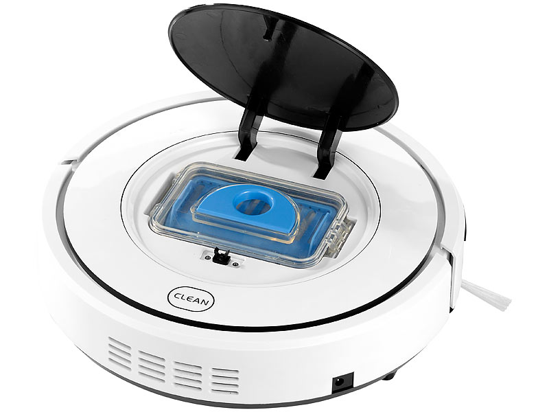 ; Akku-Zyklon-Hand- & Boden-Staubsauger, 2in1-Staubsaug- & Bodenwisch-Roboter mit UV-Licht 