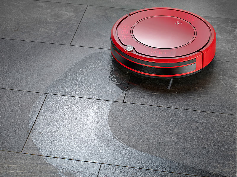 Staubsauger-Roboter mit Auto-Ladefunktion Premium (refurbished); Fensterputz-Roboter, Wischroboter