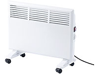 Sichler Mobiler Konvektor-Heizkörper mit Rollen, 1000 W; Haustechnik & Steckdosen, ReVolt Haustechnik & Steckdosen, ReVolt Haustechnik & Steckdosen, ReVolt 