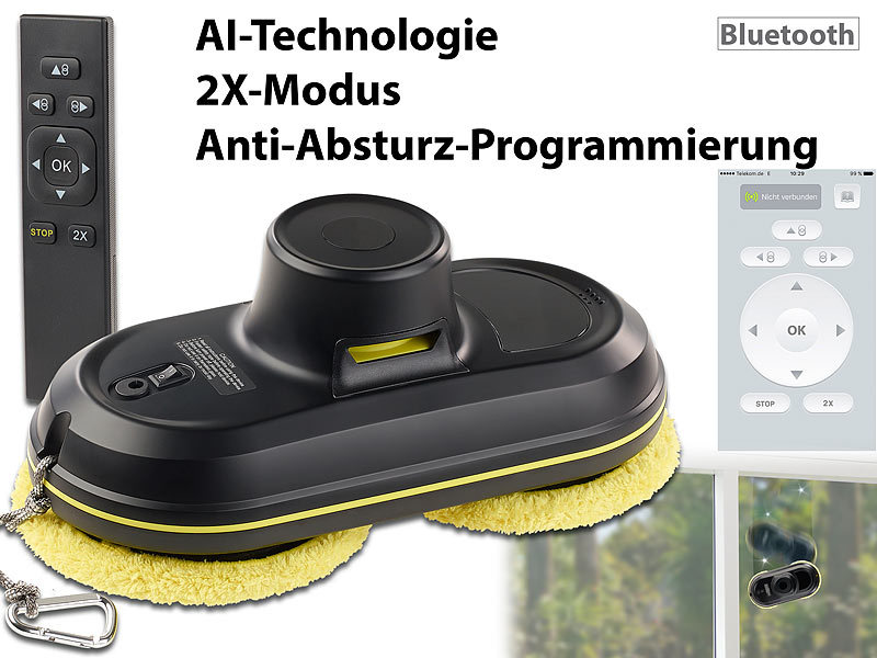 ; Akku-Zyklon-Hand- & Boden-Staubsauger, Fensterputz-Roboter Akku-Zyklon-Hand- & Boden-Staubsauger, Fensterputz-Roboter 