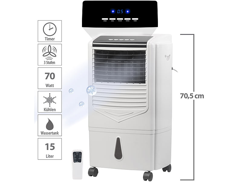 ; Luftkühler, -befeuchter und -reiniger mit Ionisator Luftkühler, -befeuchter und -reiniger mit Ionisator Luftkühler, -befeuchter und -reiniger mit Ionisator Luftkühler, -befeuchter und -reiniger mit Ionisator 