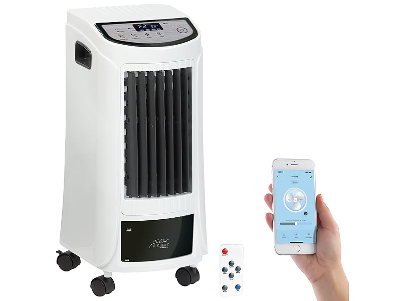 ; Luftkühler, -befeuchter und -reiniger mit Ionisator Luftkühler, -befeuchter und -reiniger mit Ionisator Luftkühler, -befeuchter und -reiniger mit Ionisator 