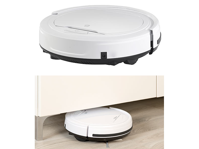 ; Akku-Zyklon-Hand- & Boden-Staubsauger, 2in1-Staubsaug- & Bodenwisch-Roboter mit UV-LichtAkku-Zyklon-Hand- & Boden-Staubsauger mit Motor-Bürste 