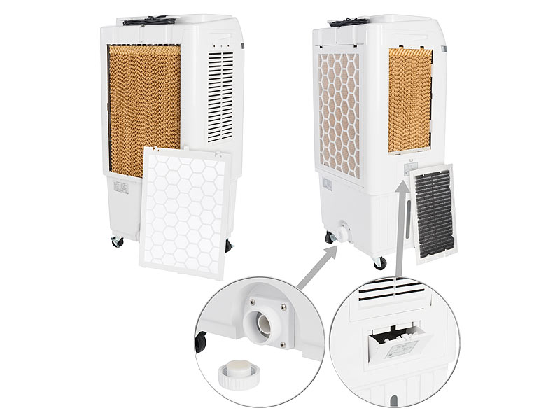 ; Tisch-Luftkühler mit Ultraschall Luftbefeuchter Tisch-Luftkühler mit Ultraschall Luftbefeuchter 