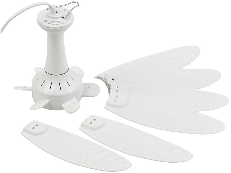 ; Deckenventilatoren mit Lampe 