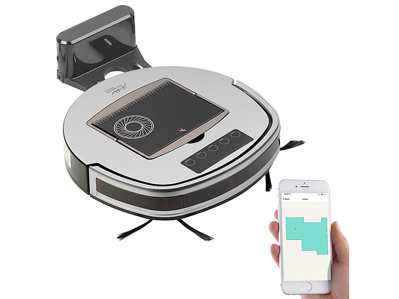 ; Staubsaug-Roboter, 2in1-Staubsaug- & Bodenwisch-RoboterWLAN-Staubsaugroboter, kompatibel mit Amazon Alexa Staubsaug-Roboter, 2in1-Staubsaug- & Bodenwisch-RoboterWLAN-Staubsaugroboter, kompatibel mit Amazon Alexa Staubsaug-Roboter, 2in1-Staubsaug- & Bodenwisch-RoboterWLAN-Staubsaugroboter, kompatibel mit Amazon Alexa 