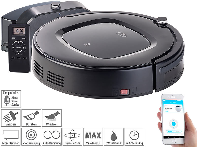; 2in1-Staubsaug- & Bodenwisch-Roboter 2in1-Staubsaug- & Bodenwisch-Roboter 