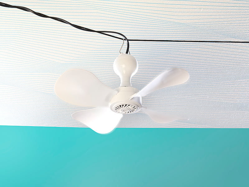 ; Deckenventilatoren mit Lampe 