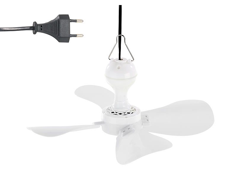 ; Deckenventilatoren mit Lampe 