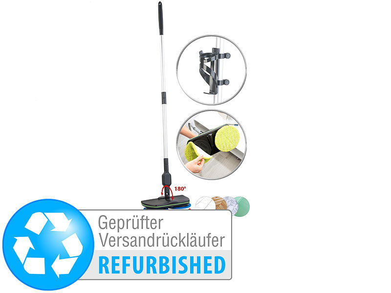 ; Akku-Zyklon-Hand- & Boden-Staubsauger 