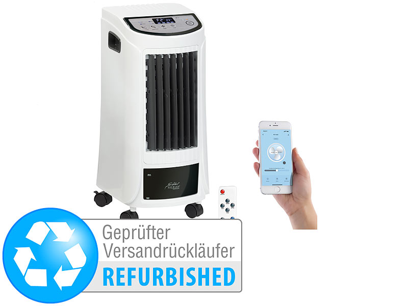 ; Luftkühler, -befeuchter und -reiniger mit Ionisator Luftkühler, -befeuchter und -reiniger mit Ionisator 