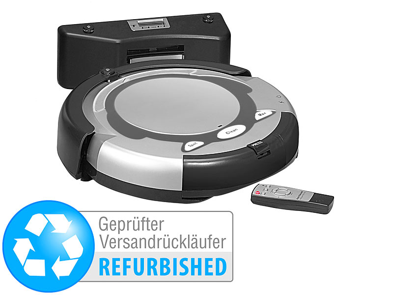 ; 2in1-Staubsaug- & Bodenwisch-Roboter mit UV-Licht 