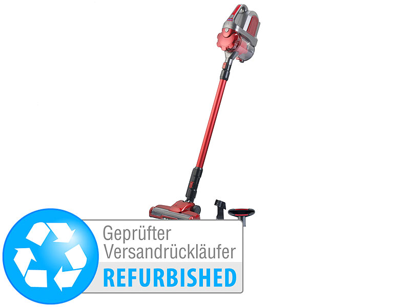 ; Akku-Zyklon-Hand- & Boden-Staubsauger 
