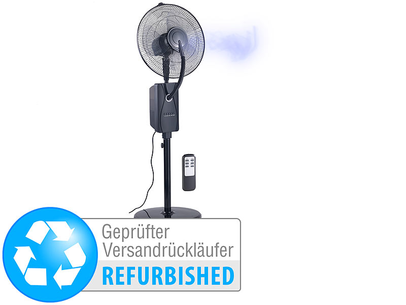 ; Turmventilatoren mit Luftbefeuchter und Luftkühler 