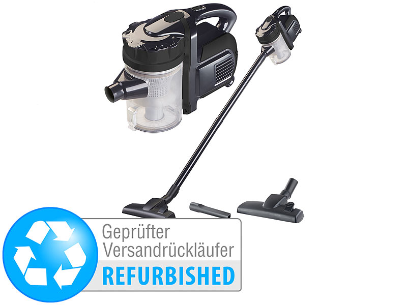 ; Akku-Zyklon-Hand- & Boden-Staubsauger 