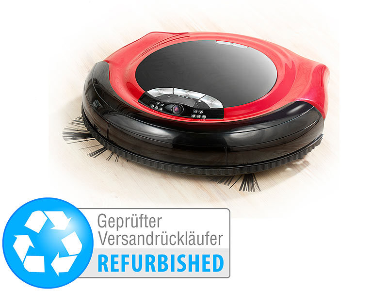 ; Akku-Zyklon-Hand- & Boden-Staubsauger, 2in1-Staubsaug- & Bodenwisch-Roboter mit UV-Licht 