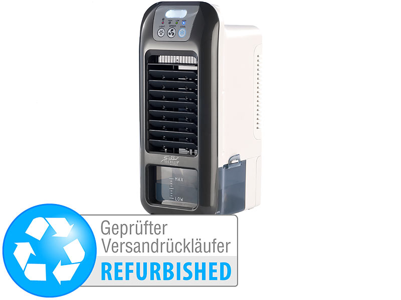 ; Luftkühler, -befeuchter und -reiniger mit Ionisator Luftkühler, -befeuchter und -reiniger mit Ionisator 