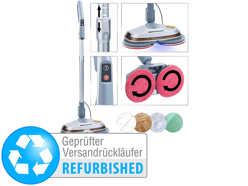 ; Akku-Zyklon-Hand- & Boden-Staubsauger, Akku-Zyklon-Hand- & Boden-Staubsauger mit Motor-Bürste 