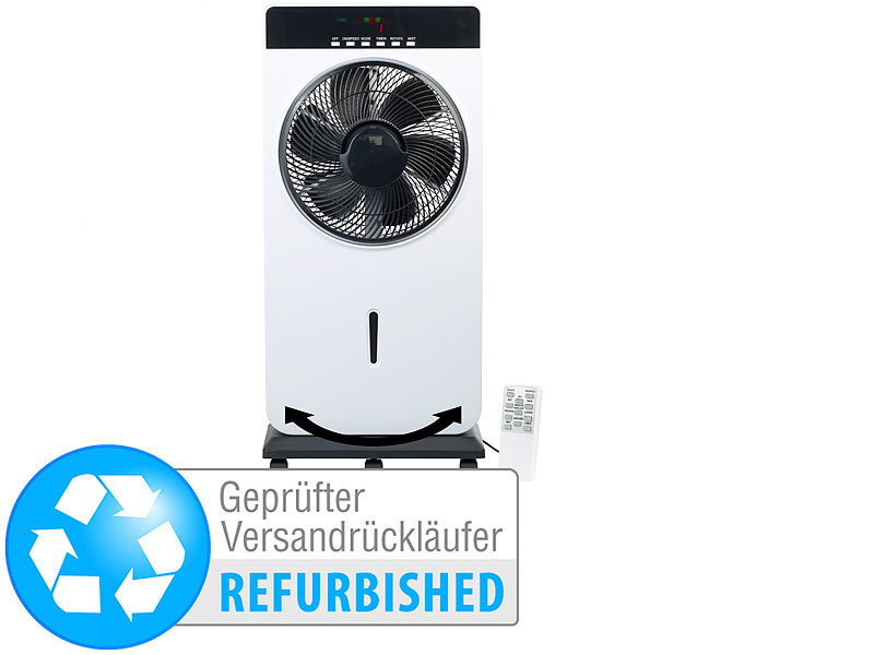 ; Luftkühler, -befeuchter und -reiniger mit Ionisator 