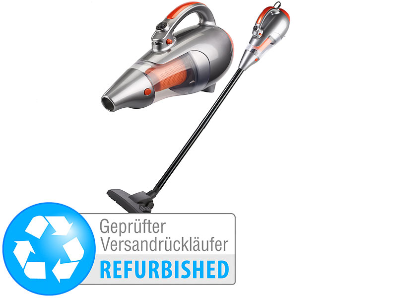 ; Akku-Zyklon-Hand- & Boden-Staubsauger 