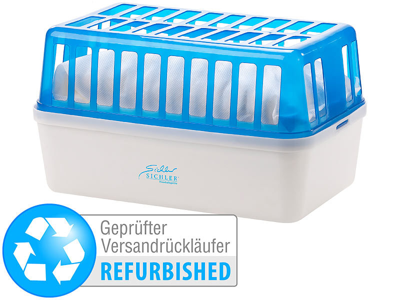 ; Digitale Luftentfeuchter mit Timer, Granulat-Nachfüllpacks für Raumentfeuchter 