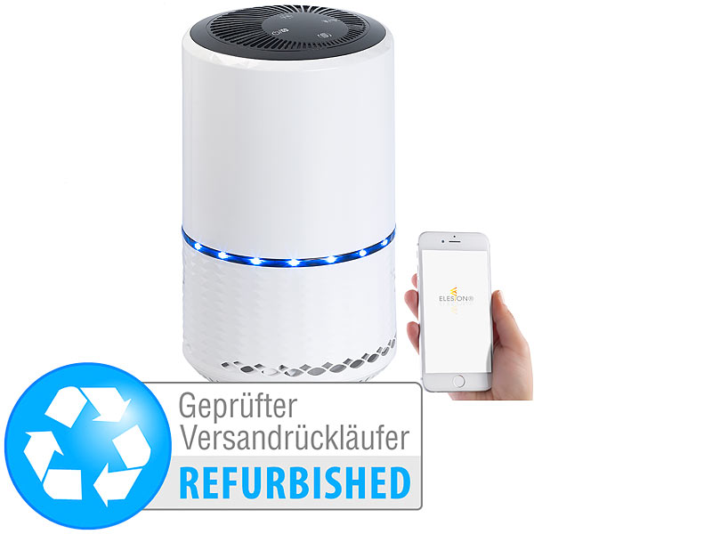 ; Turmventilatoren mit Luftbefeuchter und Peltier-Luftkühler, Multi-Stufen-Luftreiniger mit Filtern, Ionisator,en UV, WLAN & Apps Turmventilatoren mit Luftbefeuchter und Peltier-Luftkühler, Multi-Stufen-Luftreiniger mit Filtern, Ionisator,en UV, WLAN & Apps 