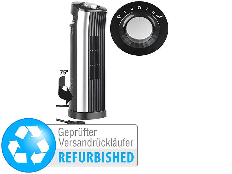 ; Turm-Tischventilatoren, Mobile Deckenventilatoren 