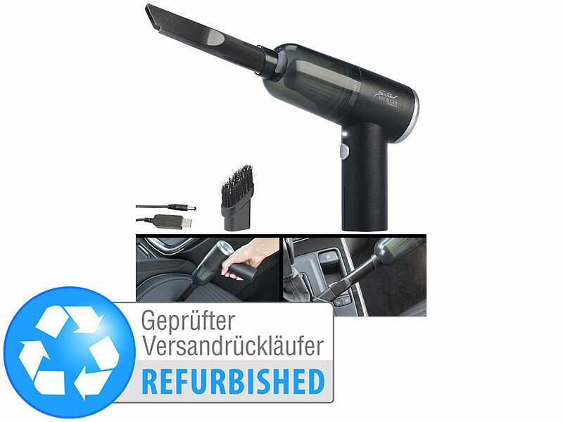 ; Akku-Zyklon-Hand- & Boden-Staubsauger 