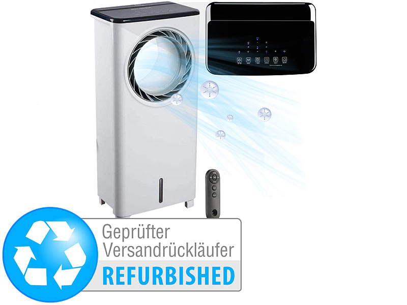 ; Luftkühler, -befeuchter und -reiniger mit Ionisator Luftkühler, -befeuchter und -reiniger mit Ionisator Luftkühler, -befeuchter und -reiniger mit Ionisator 