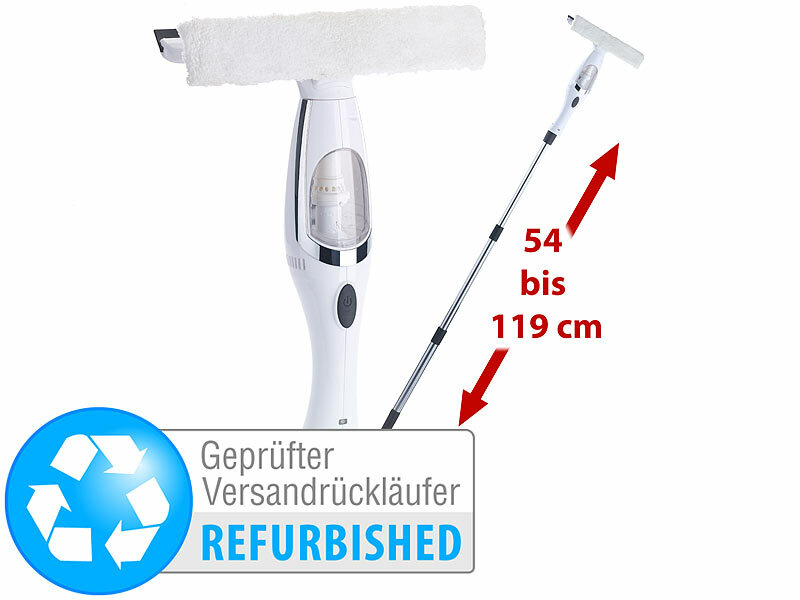 ; Hand-Dampfreiniger, Fensterputz-Roboter mit Bluetooth und Apps 