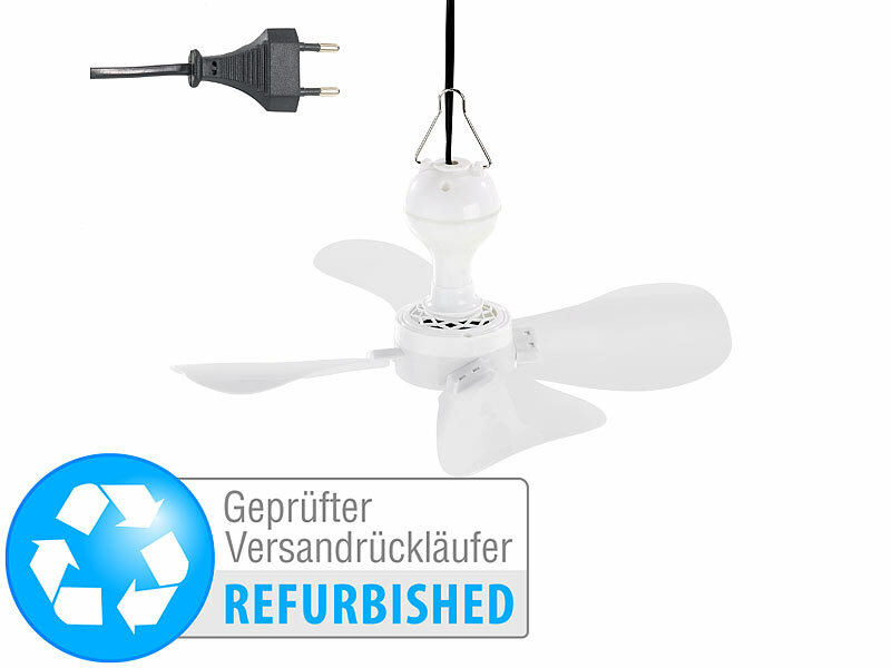 ; Deckenventilatoren mit Lampe 