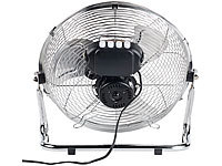 Sichler Haushaltsgeräte Vollmetall-Bodenventilator VT-235.B, 50W, 30 cm (refurbished); Sprüh-Nebel-Ventilatoren für den Außenbereich 