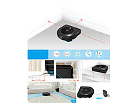 ; 2in1-Staubsaug- & Bodenwisch-Roboter mit UV-Licht 