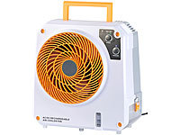 Sichler Haushaltsgeräte HighPower-Akku-Luftkühler , Wasserkühlung, integr. Akku; Sprüh-Nebel-Ventilatoren für den Außenbereich Sprüh-Nebel-Ventilatoren für den Außenbereich Sprüh-Nebel-Ventilatoren für den Außenbereich Sprüh-Nebel-Ventilatoren für den Außenbereich