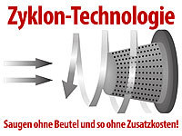 ; Zyklon-Staubsauger, Akku-Zyklon-Hand- & Boden-Staubsauger mit Kehr- & Wischfunktion 