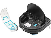 ; Akku-Zyklon-Hand- & Boden-Staubsauger, 2in1-Staubsaug- & Bodenwisch-Roboter mit UV-Licht 