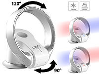 Sichler Haushaltsgeräte Rotorloser 360°-Tischventilator & Heizlüfter, Oszillation, bis 1.100 W; Luftkühler, -befeuchter und -reiniger mit Ionisator Luftkühler, -befeuchter und -reiniger mit Ionisator Luftkühler, -befeuchter und -reiniger mit Ionisator Luftkühler, -befeuchter und -reiniger mit Ionisator 