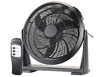 Sichler Haushaltsgeräte XXL-Wand & Boden-Raum-Ventilator, Fernbedienung, 55 Watt, Ø 40 cm; Mobile Deckenventilatoren Mobile Deckenventilatoren Mobile Deckenventilatoren 