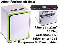 Sichler Haushaltsgeräte Dig. Luftentfeuchter, Timer, Räume bis 22 m², 10 L/Tag (refurbished)