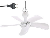 Sichler Haushaltsgeräte Mobiler Decken-Ventilator VT-141.D mit Aufhänger, 41 cm, 9 W; Deckenventilatoren mit LED-Lampe, App und Sprachsteuerung Deckenventilatoren mit LED-Lampe, App und Sprachsteuerung Deckenventilatoren mit LED-Lampe, App und Sprachsteuerung Deckenventilatoren mit LED-Lampe, App und Sprachsteuerung 