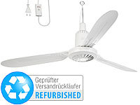 Sichler Haushaltsgeräte Mobiler XXL-Decken-Ventilator, 3 Flügel, Timer, Versandrückläufer; Deckenventilatoren mit Lampe Deckenventilatoren mit Lampe 